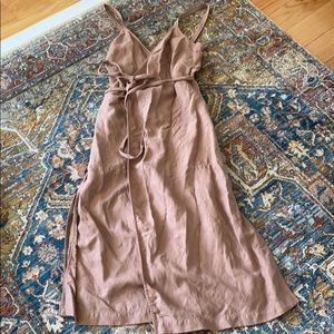 Linen Wilfred Wrap Dress